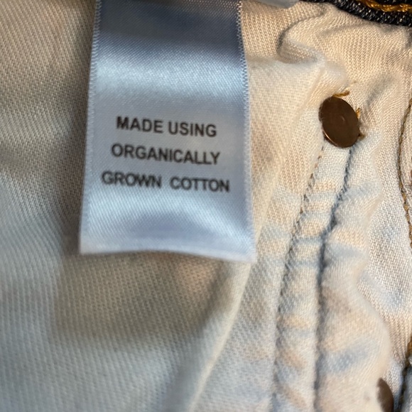 Agolde Kye Mid Rise Straight Ankle Crop Medium Dark Blue Denim Jeans Size 27 - Picture 11 of 11